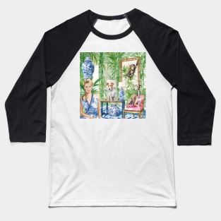 Keeping the balance right, whimsical watercolor art Baseball T-Shirt